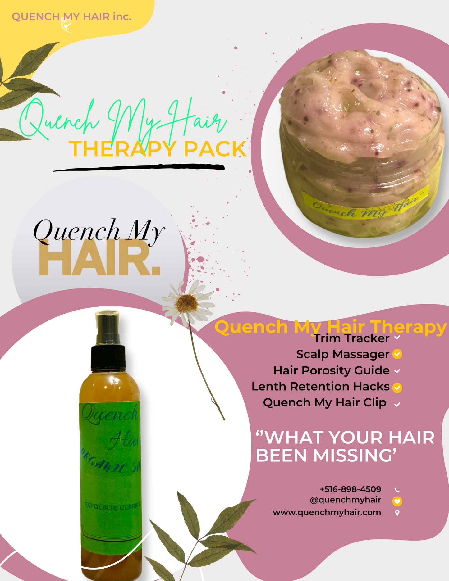 QUENCH MY HAIR™️ Therapy Pack
